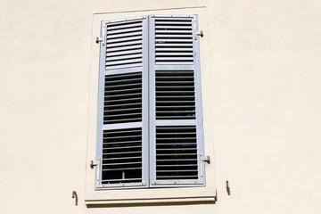 A small window as an architectural detail of housing construction in Israel.