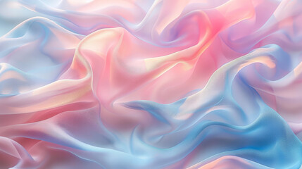Obraz premium Soft, flowing lines like waves create a dynamic abstract background