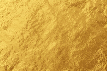 Gold metal foil texture for design.