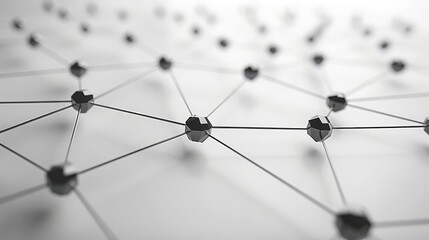 Abstract geometric shapes representing wireless connectivity, Abstract, Monochrome, Digital Art, minimalist and clean