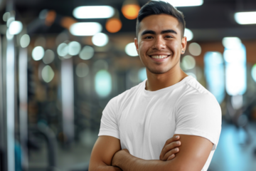 T-shirt png mockup, transparent design