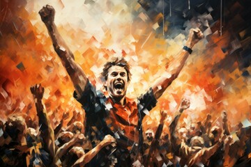 The roaring fans of Netherlands - Generative AI