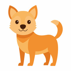 Cute dog cartoon vector icon illustration svg