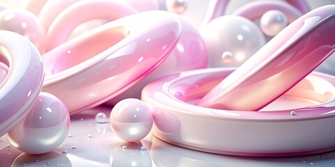 Beautiful abstract 3D background. Futuristic geometric background for your presentation.