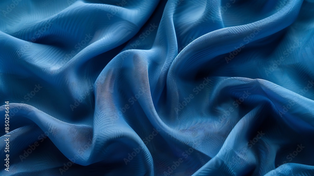 Aufkleber abstract background texture of natural blue color fabric fabric texture of natural cotton or linen s