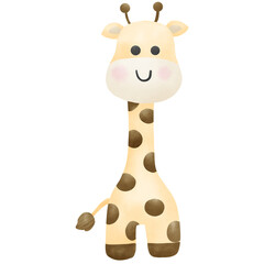 Little Giraffe Birthday Clipart Collection