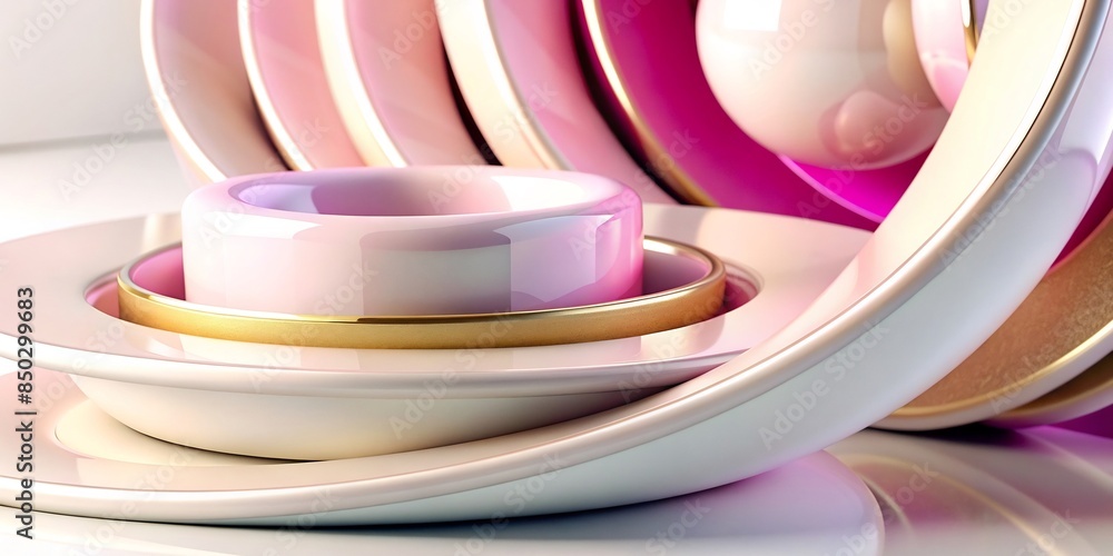Poster abstract 3d technology background. futuristic geometric background for your presentation.