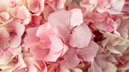 Fototapeta premium Beautiful bouquet of light pink petals, uniquely arranged, perfect for cut flowers, soft and elegant, ideal for weddings