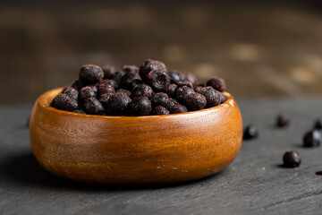 blueberry harvest frozen quickly to preserve vitamins