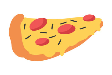 Funny Element Flat Sticker Design