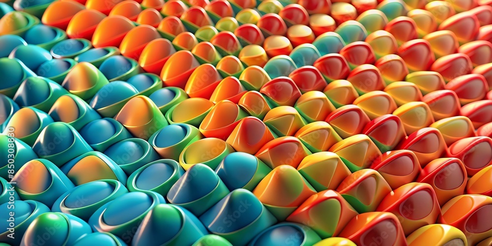 Aufkleber abstract 3d technology background. futuristic geometric background for your presentation.