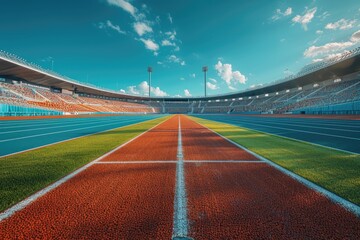 Sports Stadium and Runway