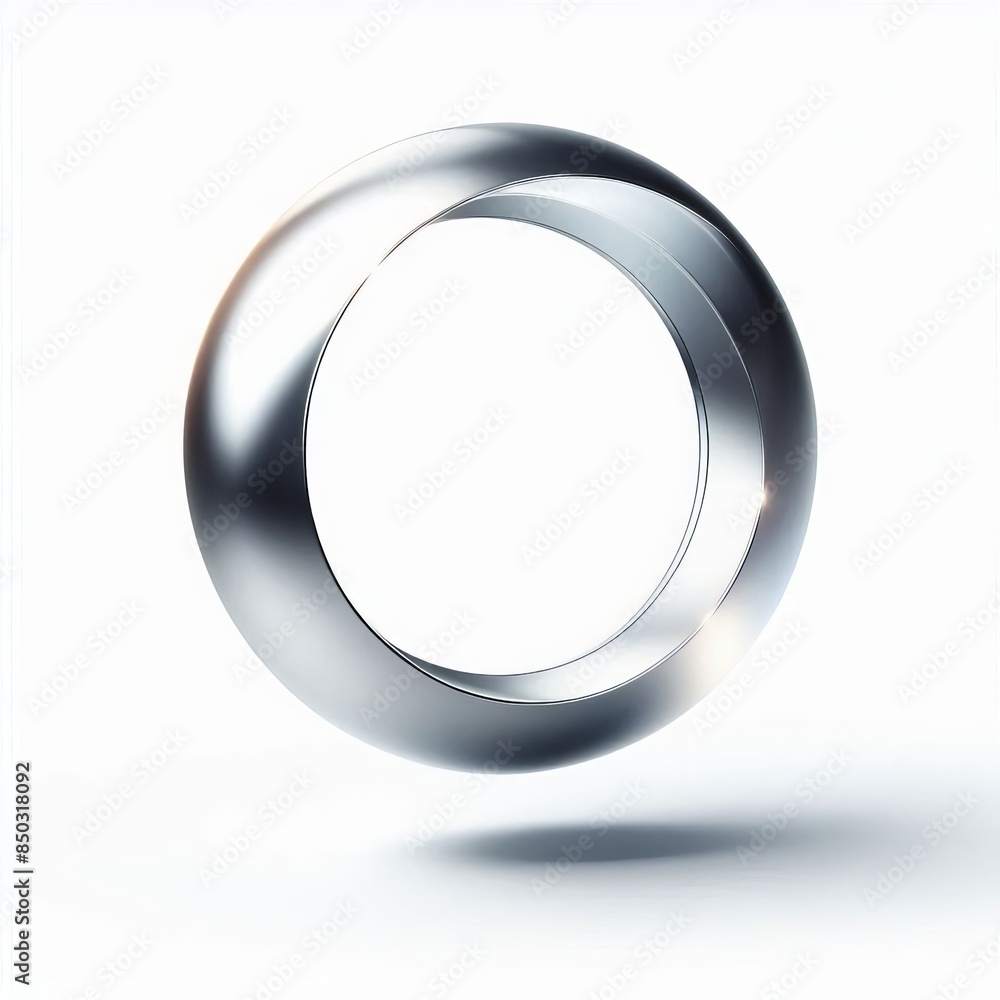 Poster abstract background with a metallic frame or circles for web design