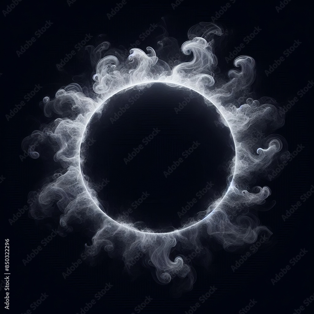 Aufkleber abstract vector illustration with overlapping glossy circles for web design background