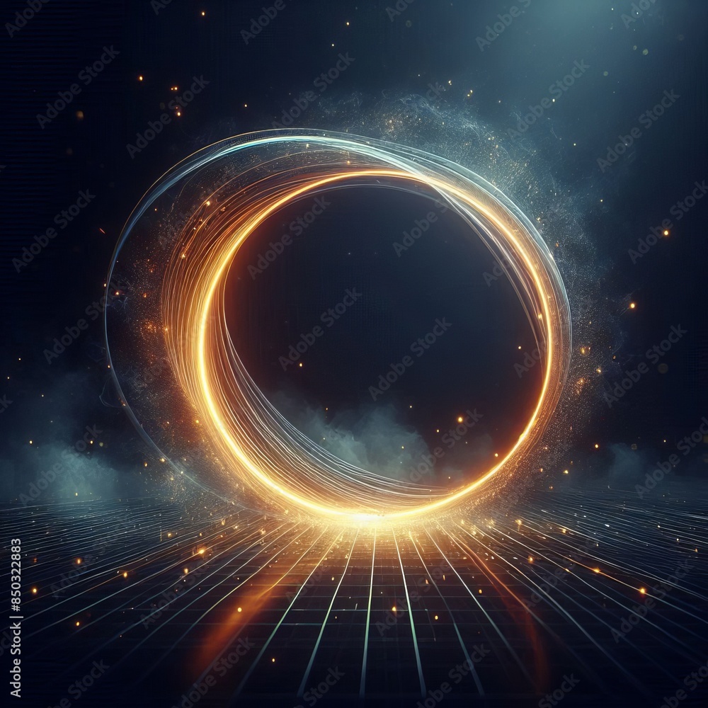 Aufkleber abstract vector illustration with overlapping glossy circles for web design background