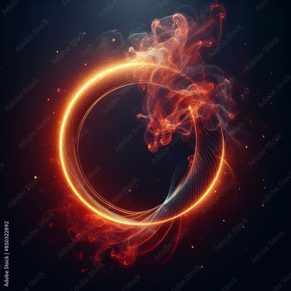 Aufkleber abstract vector illustration with overlapping glossy circles for web design background