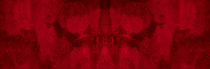 Old wall texture cement black red  background abstract dark color design are light with white gradient background.