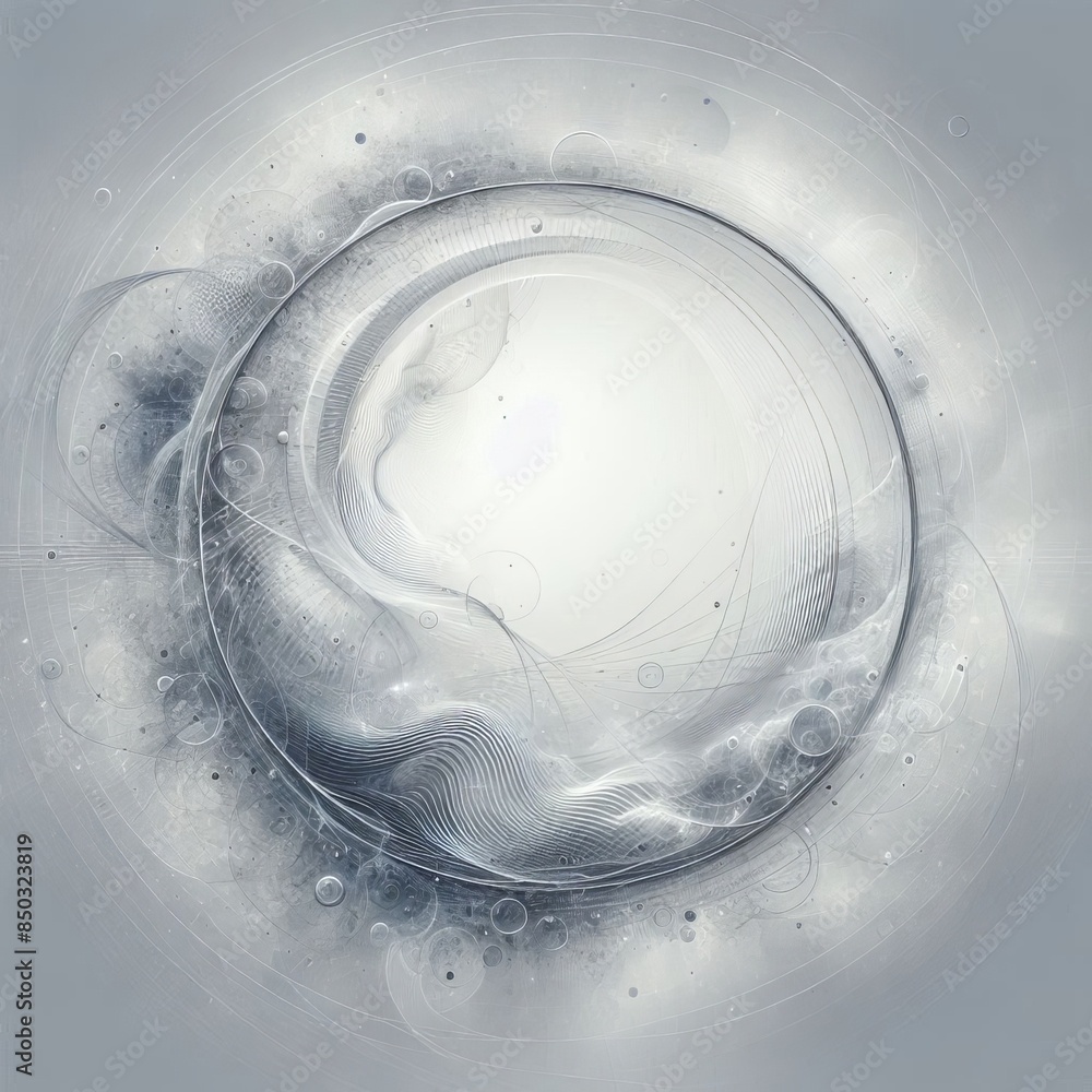 Aufkleber abstract vector illustration with overlapping glossy circles for web design background