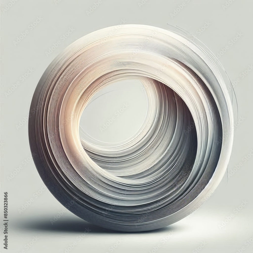 Poster abstract vector illustration with overlapping glossy circles for web design background