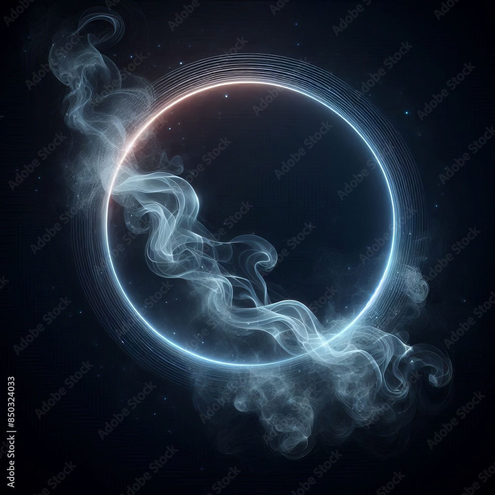 Aufkleber abstract vector illustration with overlapping glossy circles for web design background