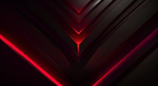 Minimalist dark 3D arrow pattern flowing, tech-inspired design
