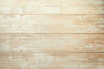 A closeup of a wooden floor with planks. The wood looks aged and weathered and has various shades of brown and natural grains. The surface has a slightly rough texture with visible lines and spots.