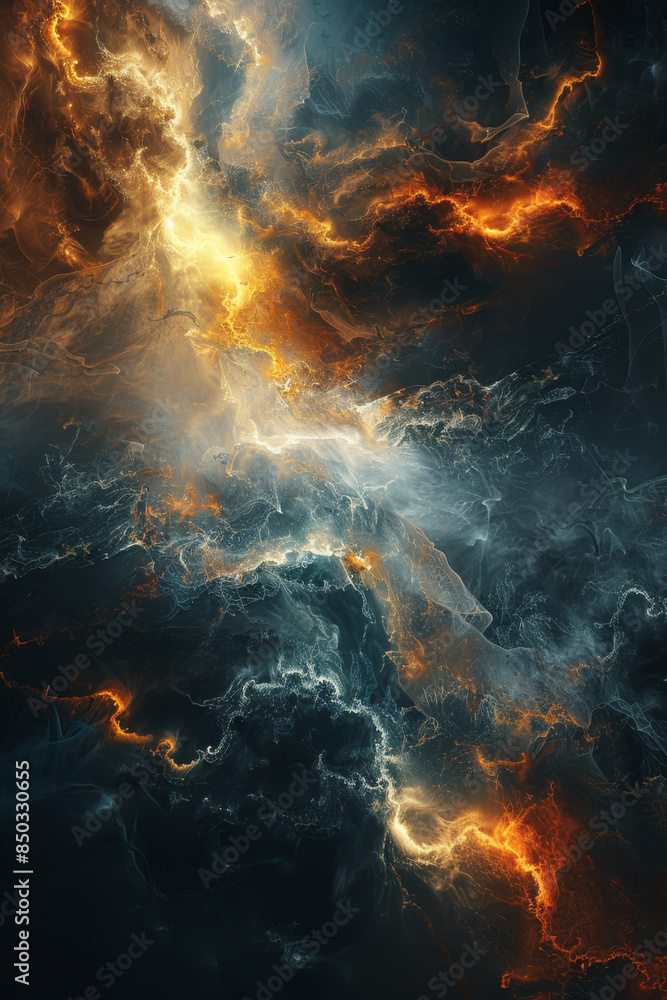 Poster mesmerizing dark abstract background with mystery and intrigue.