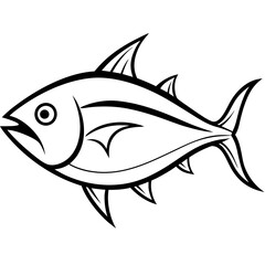 Fototapeta premium illustration of a fish
