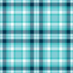Plaid seamless pattern. Check fabric texture. Vector textile print.