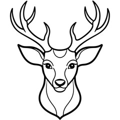 deer head vector