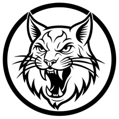 tiger head vector