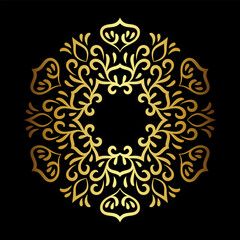 luxury ornamental mandala design background, Decorative ornamental Mandala in ethnic oriental style, Vintage decorative elements