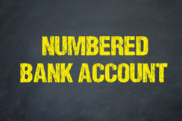 Numbered Bank Account	