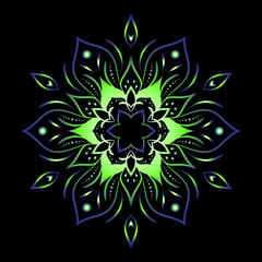 luxury ornamental mandala design background, Decorative ornamental Mandala in ethnic oriental style, Vintage decorative elements