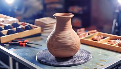 Fototapeta premium clay pot and pottery