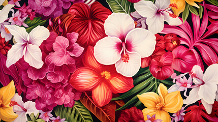 colorful tropical leaf background vector