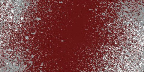 Red stain rusty metal texture old terrazzo surface isolated overlay decorative vintage vector background.