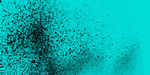 Blue stain rusty metal texture old terrazzo surface isolated overlay decorative vintage vector background.