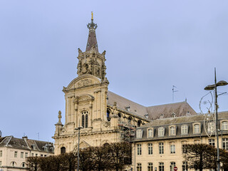 Fototapeta premium Embarking on a Cambrai Adventure: Roaming the Enchanting Streets of the Old Village