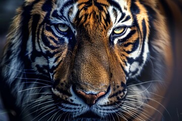 Tiger close up