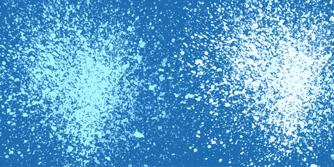 Blue stain rusty metal texture old terrazzo surface isolated overlay decorative vintage vector background.