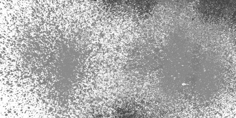 Black and white stain rusty metal texture old terrazzo surface isolated overlay decorative vintage vector background.