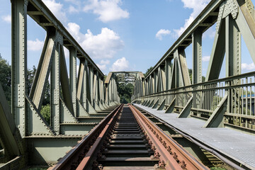 Fototapeta premium Winsener Brückenidylle