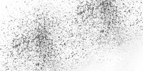 Black and white stain rusty metal texture old terrazzo surface isolated overlay decorative vintage vector background.