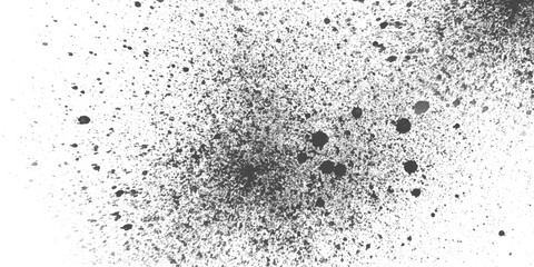 Black and white stain rusty metal texture old terrazzo surface isolated overlay decorative vintage vector background.