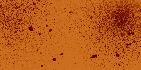 Red stain rusty metal texture old terrazzo surface isolated overlay decorative vintage vector background.