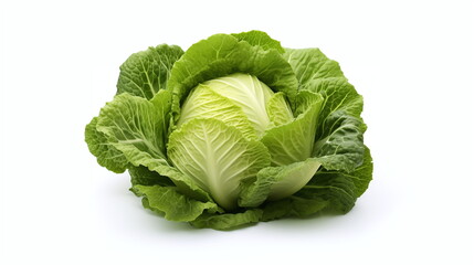 Fototapeta premium cabbage isolated on white background