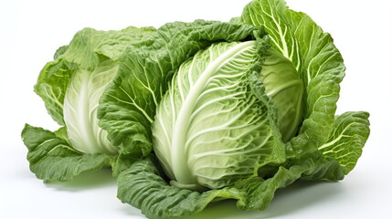 Obraz premium cabbage isolated on white