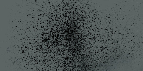 Black and white stain rusty metal texture old terrazzo surface isolated overlay decorative vintage vector background.