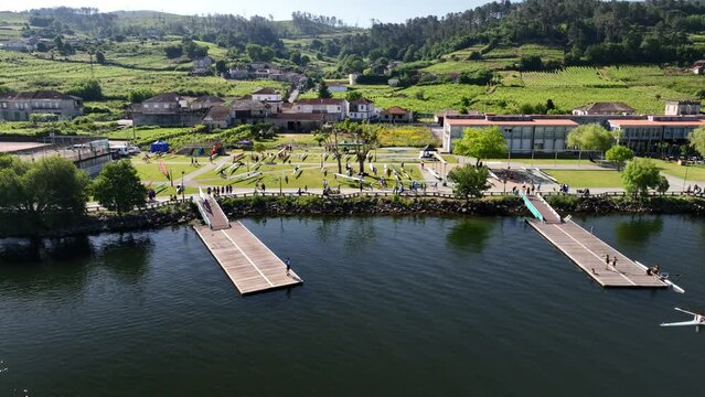 Regata del Parque Nautico de Castrelo de Mi&ntilde;o en Ourense